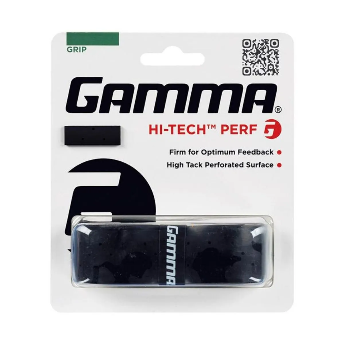 gamma-hi-tech-perforated-replacement-grip-black